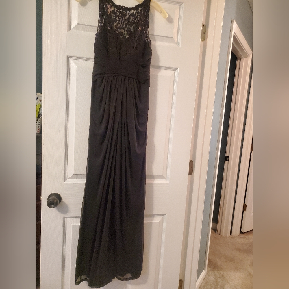 Black Lace Evening Dress Prom Dress